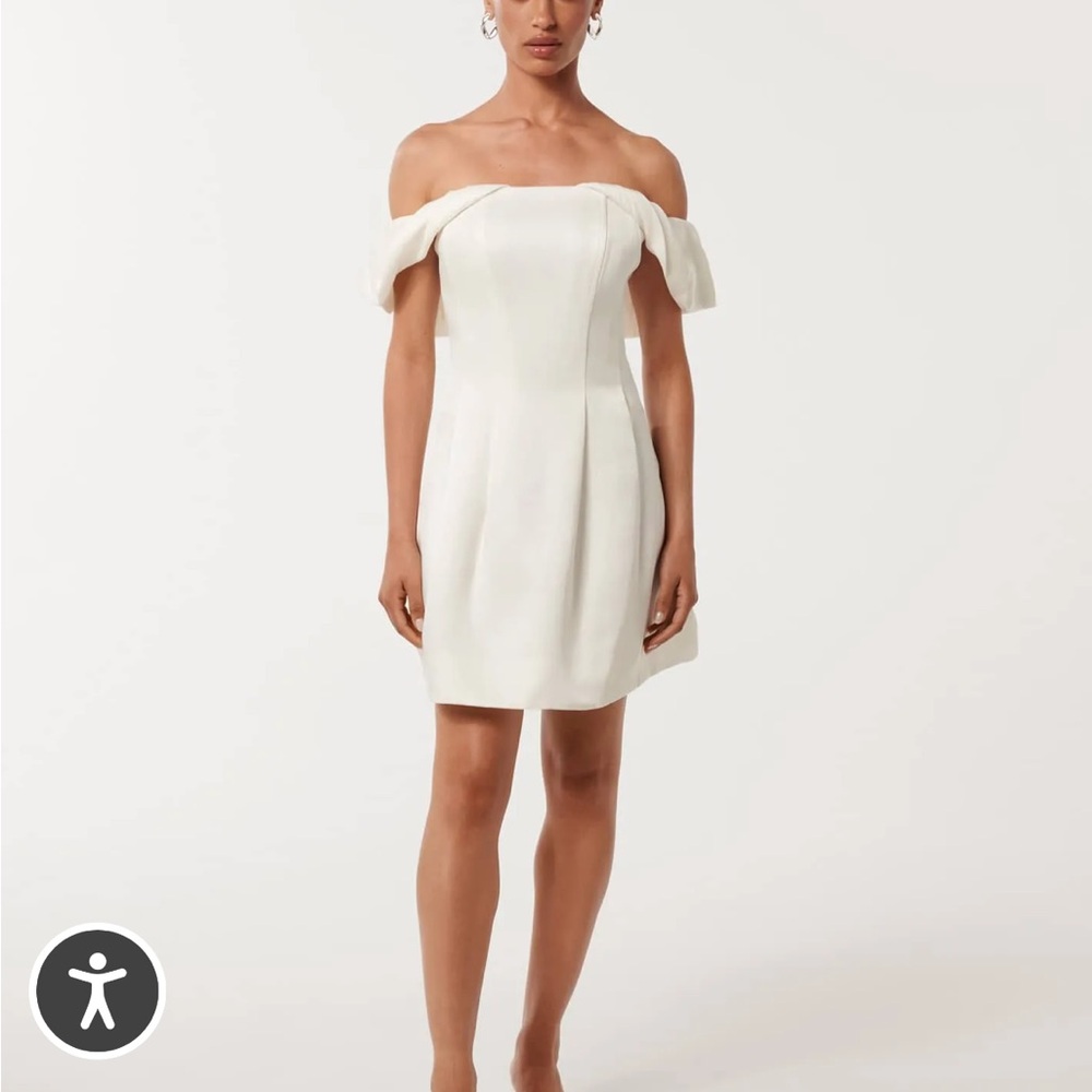 Ever New Strapless White Dress